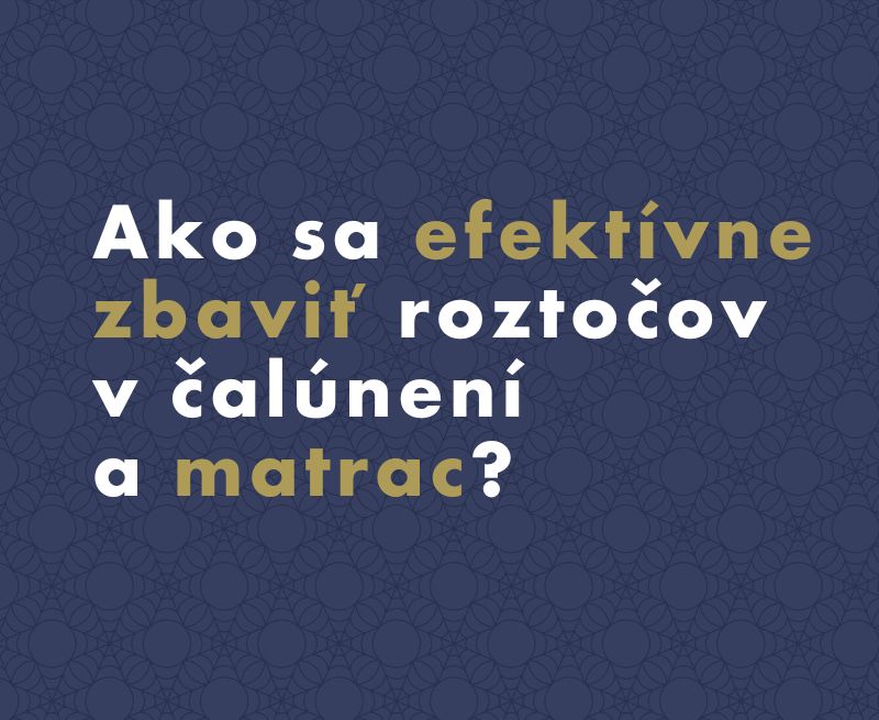 Ako sa efektívne zbaviť roztočov v čalúnení a matraci?