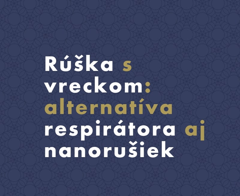 Rúšky s vreckom na filter z nanovlákna: skvelá alternatíva