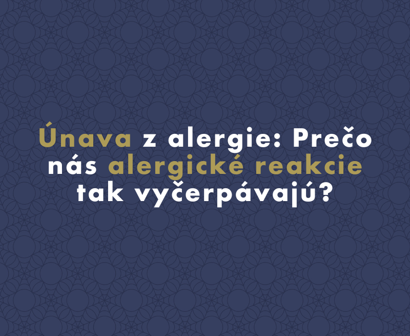 Únava z alergie: Prečo nás alergické reakcie tak vyčerpávajú?