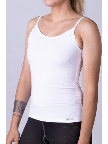 Bílý dámský termo top / tílko nanosilver®  Termo triko / Ultralight